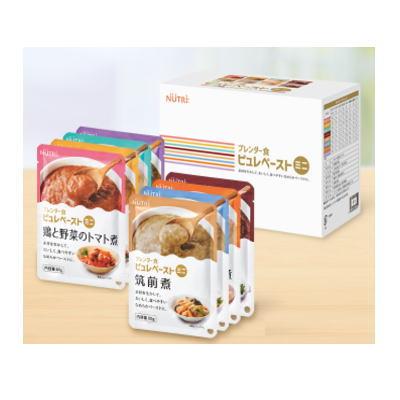 値引可能NUTRI ブレンダー食 ピュレペーストミニ 8種セット　計80個セット NUTRI（ニュートリー） ブレンダー食ピュレミニ（8種詰め合わせ） 80g