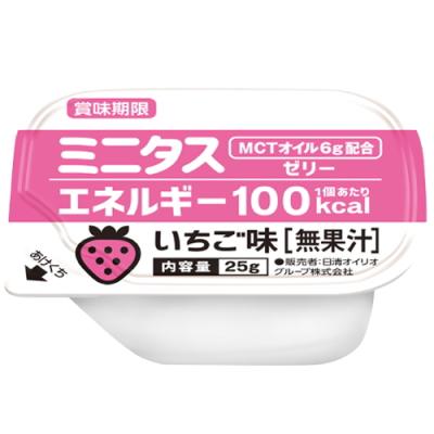 ミニタス　エネルギーゼリー　いちご味　25g×９個　日清オイリオ 【栄養】（Yahoo!・健康デパート.com）