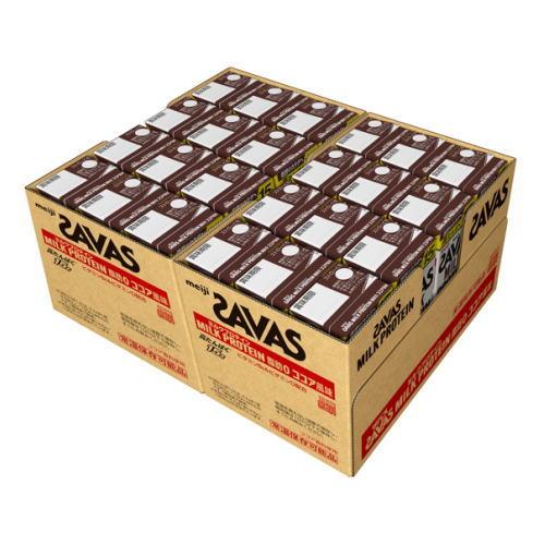 プロテイン　送料無料　明治　 ザバス ミルクプロテイン脂肪0 ココア風味　200ml×24本入　MILK PROTEIN　SAVAS　優良配送（Yahoo!・健康デパート.com）