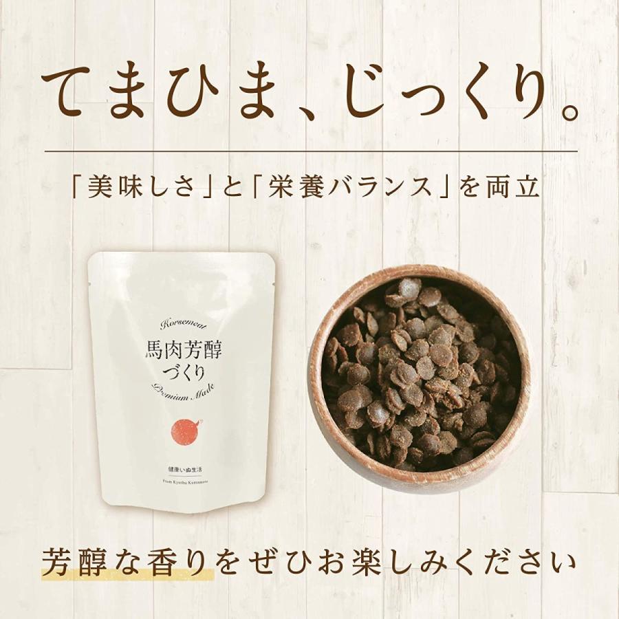 健康いぬ生活 ドッグフード 馬肉 国産 無添加 馬肉芳醇づくり 400g