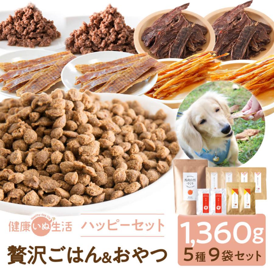 ドッグフード 馬肉 国産 無添加 ハッピーセット 福袋 かみかみおやつ