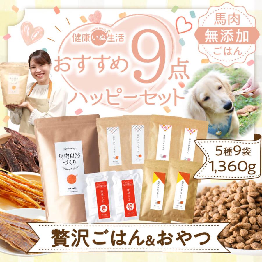 ドッグフード 馬肉 国産 無添加 ハッピーセット 福袋 かみかみおやつ