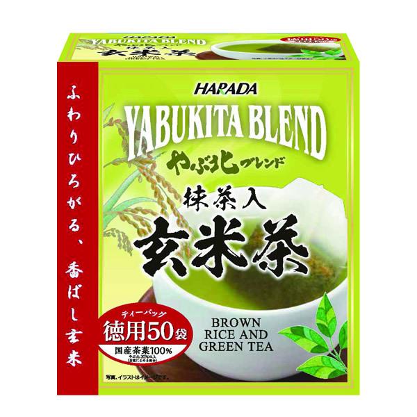 超爆安 ハラダ製茶 やぶ北ブレンド徳用抹茶入玄米茶 2g×50P 緑茶、日本茶