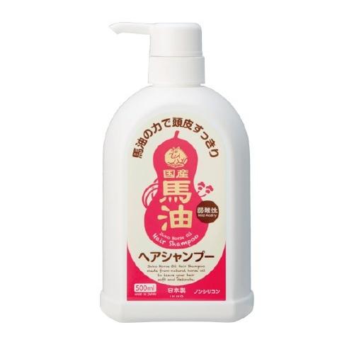 一光馬油 国産馬油ヘアシャンプー 500ml 弱酸性 微香料 ノンシリコン