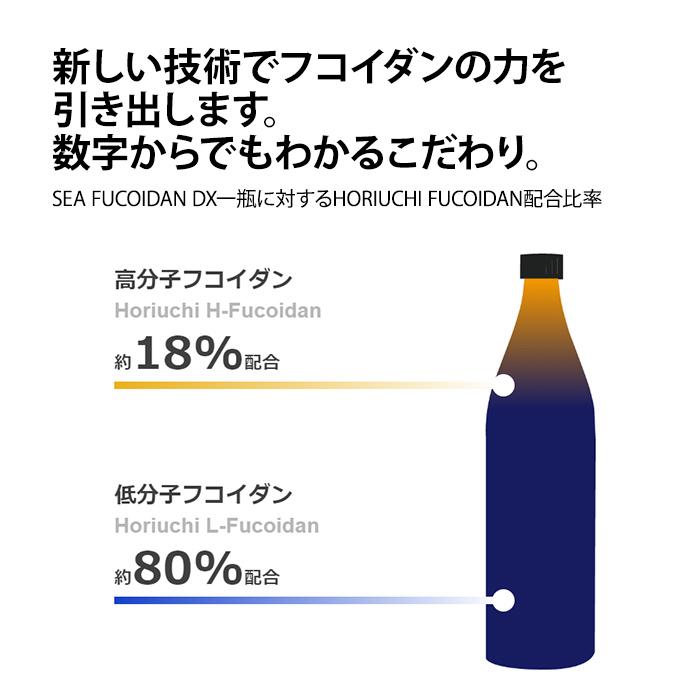 ＊送料無料＊シーフコイダンDX 加糖タイプ 900ml x2本(超高濃縮海藻エキス トンガ産モズク 超低分子高濃度フコイダン)｜kenko-ex2｜07