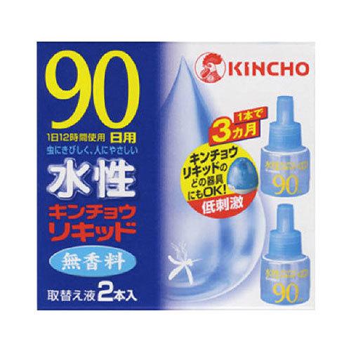 Kincho 水性キンチョウリキッド コード式 蚊取り器 90日 取替液 2本入