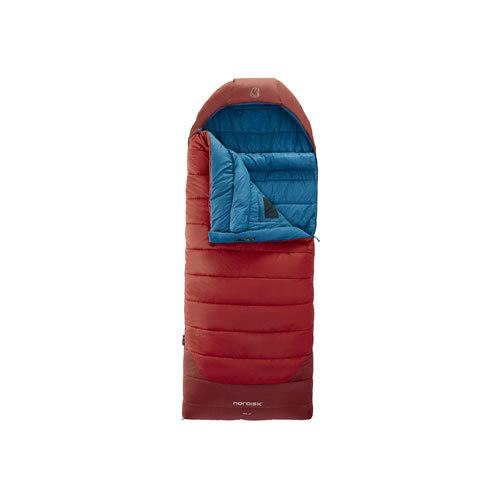 【国内正規品】NORDISK ノルディスク Puk -2 Blanket M Sleeping Bag tomato MajolikaBlue (プク -2°Mサイズ レッド ブランケット型 シュラフ ・｜kenko-ex2