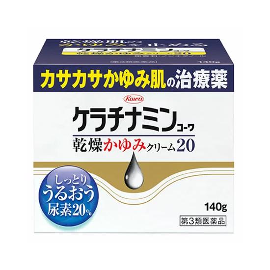 【第3類医薬品】ケラチナミンコーワ 乾燥かゆみクリーム20　140g｜kenko-ex2