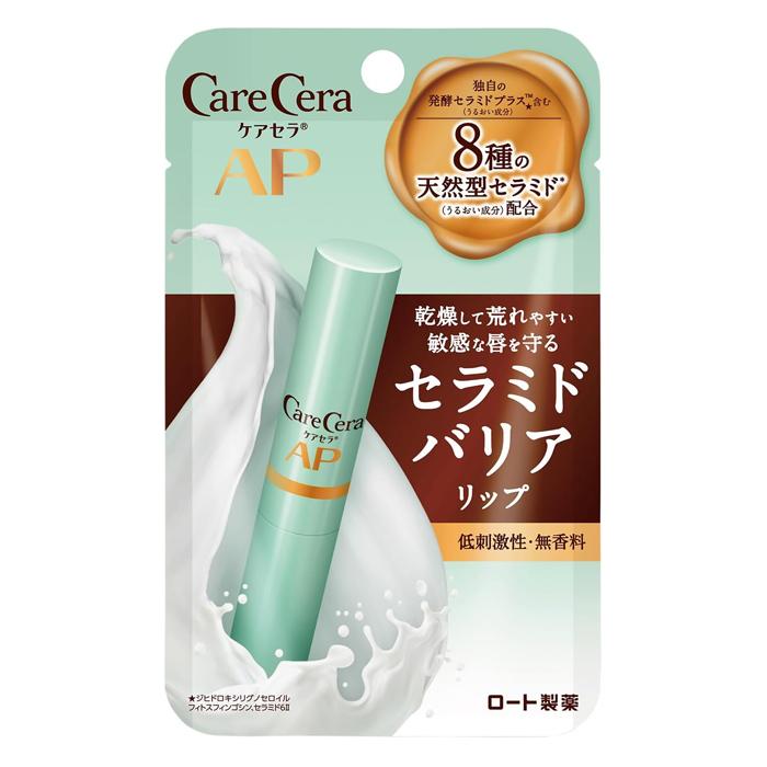 ケアセラ 【ゆうパケット配送対象】ロート製薬 モイストバリア リップ