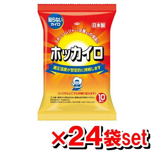 ホッカイロ ホッカイロ 貼らないレギュラー 10個入り x24セット : ケンコー