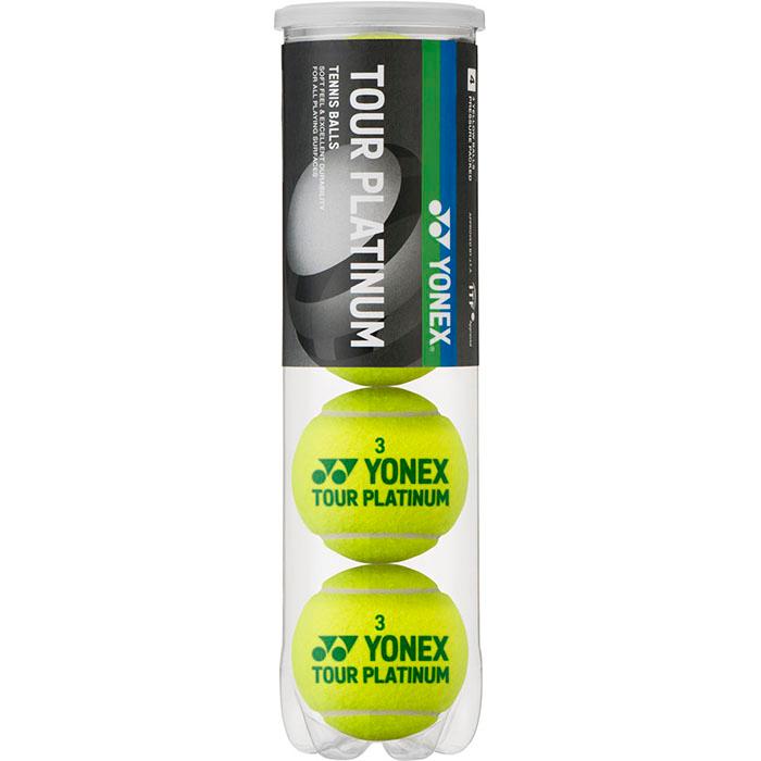 YONEX（ヨネックス） テニスボール ツアープラチナム 4球 PET缶 硬式
