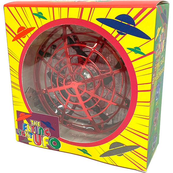 ロイヤル FLYINGLIGHT UFO レッド　フライングライト トイドローン 玩具 おもちゃ UFO 子ども 子供 こども 遊び リクレーション 光る 77710307｜kenko-ex2｜02