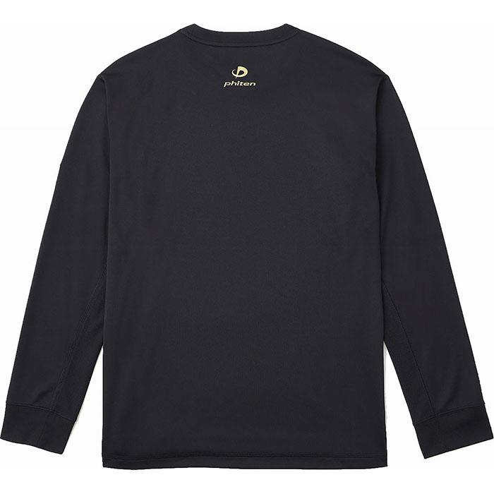 Phiten ファイテン ユニセックス RAKUシャツ 長袖シャツ SP(ドライ