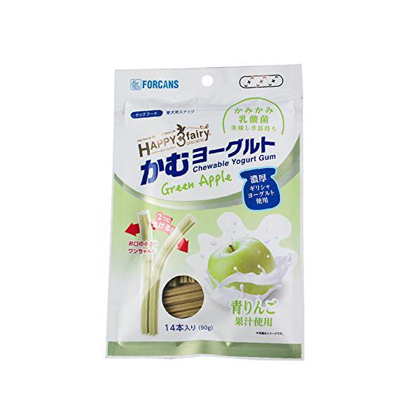 ゆうパケット配送対象】デンティ3フェアリー かむヨーグルト 青リンゴ