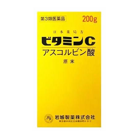【第3類医薬品】岩城製薬 ビタミンC「イワキ」 原末 200g｜kenko-ex2