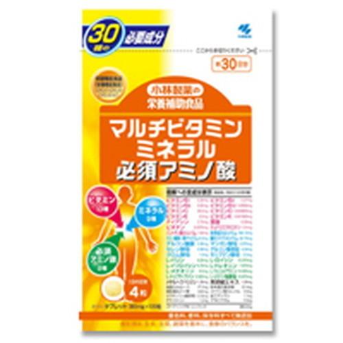 小林製薬の栄養補助食品(サプリメント) マルチビタミン ミネラル 必須アミノ酸 タブレット 120粒(30日分)(ゆうパケット配送対象)｜kenko-ex2