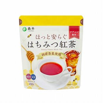 はちみつ紅茶 共栄製茶]森半 ほっと安らぐはちみつ紅茶 200gx1個(国産茶葉使用