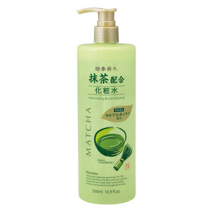 四季折々 [熊野油脂]四季折々 抹茶配合 化粧水 500ml : ケンコー