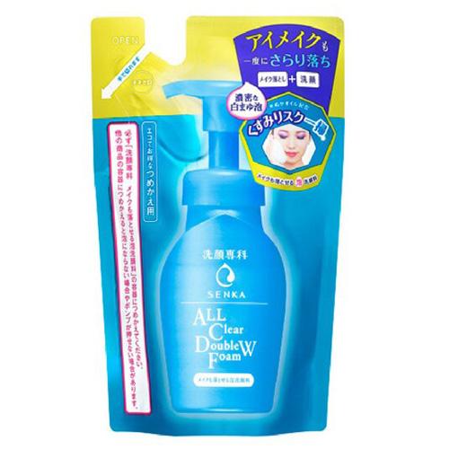 [資生堂]洗顔専科 メイクも落とせる泡洗顔料 つめかえ用 130ml やさしく香るみずみずしいフローラルの香り｜kenko-ex
