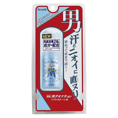 デオナチュレ 男ソフトストーンW 男性用 ワキ用 直ヌリ 制汗剤
