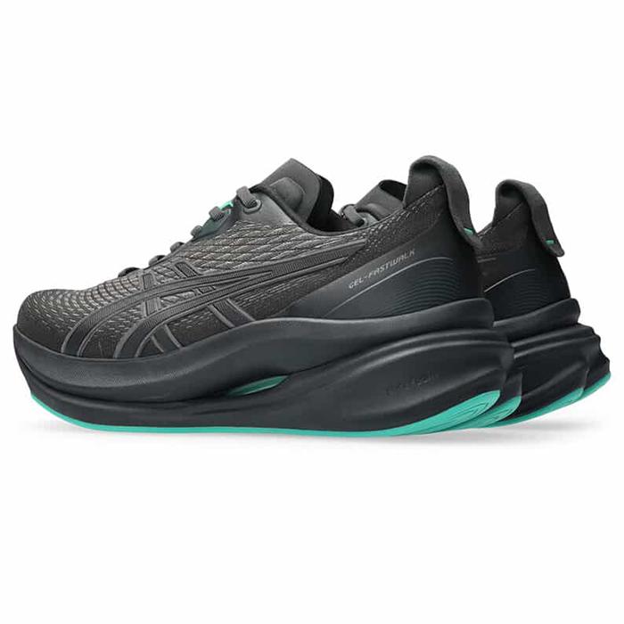 アシックス(asics) ゲルファストウォーク ダークグレー×ガンメタル 【1293A046】(ユニセックス ウォーキングシューズ 靴 くつ スニーカー ローカット)の画像
