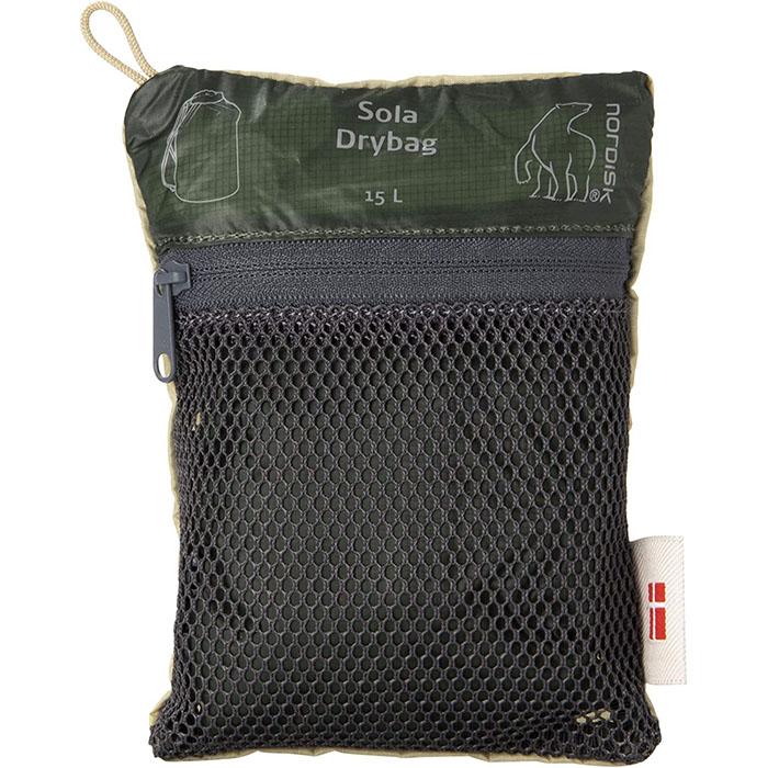 【在庫限り！大特価】[国内正規品]NORDISK ノルディスク Sola 15 Dry Bag Forest Green(ソラ ドライバッグ 15L グリーン)[133046]｜kenko-ex｜05