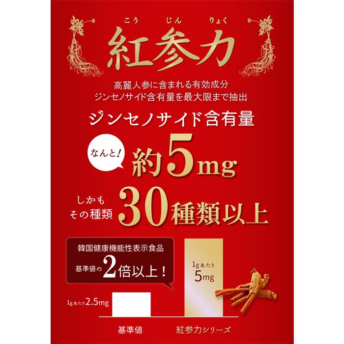 ゆうパケット配送！送料無料】高麗貿易ジャパン キセキの紅参力 4粒 x4
