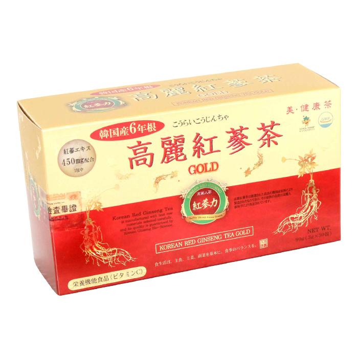 新品未開封　高麗紅人参茶 2箱セット オンガネジャパン 528高麗紅参茶 MEGURU 送料無料 高麗人参茶 1箱30包