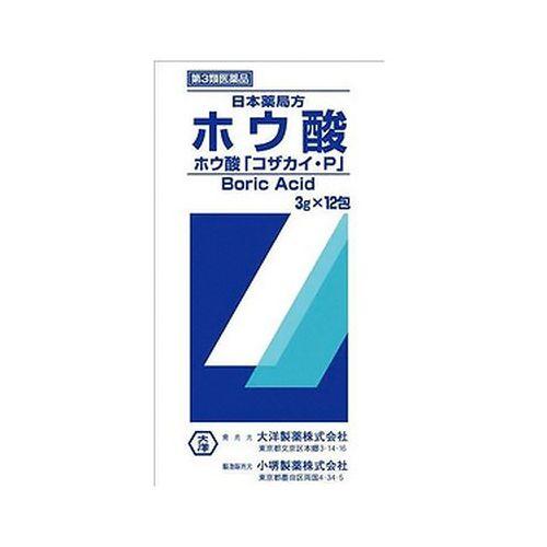 大洋製薬 日本薬局方 ホウ酸分包 3g 12包 ポスト投函 追跡ありメール便 素晴らしい外見