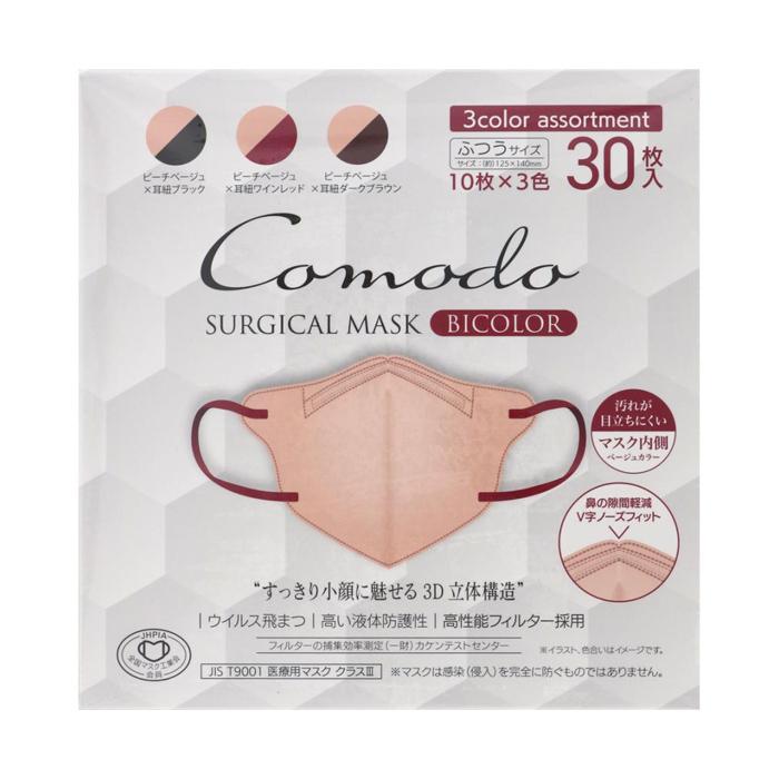 大和工場 IDK コモドサージカルマスク アソート 10枚×3色 計30枚入り