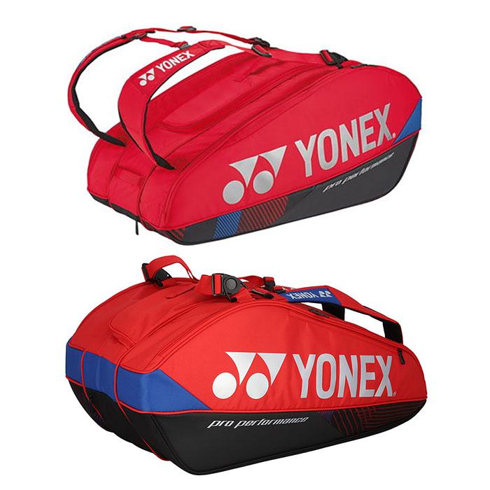YONEX - ヨネックス　ラケットバッグ９本用　赤黒 楽天市場】ヨネックス ラケットバッグ9＜テニス9本用＞ BAG2202N