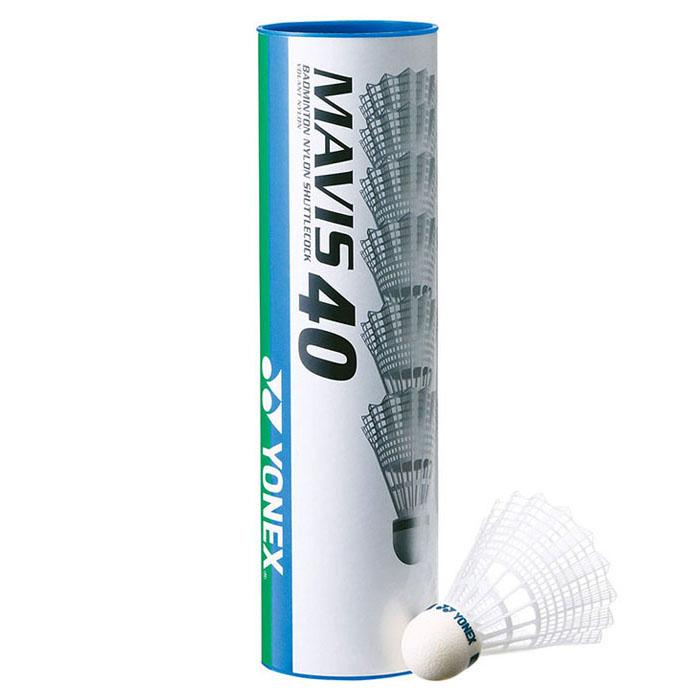 YONEX（ヨネックス） メイビス40(6ヶ入り) バドミントン シャトル ナイロン 合成コルク 経済性重視 検定合格 M40P : ケンコー ...