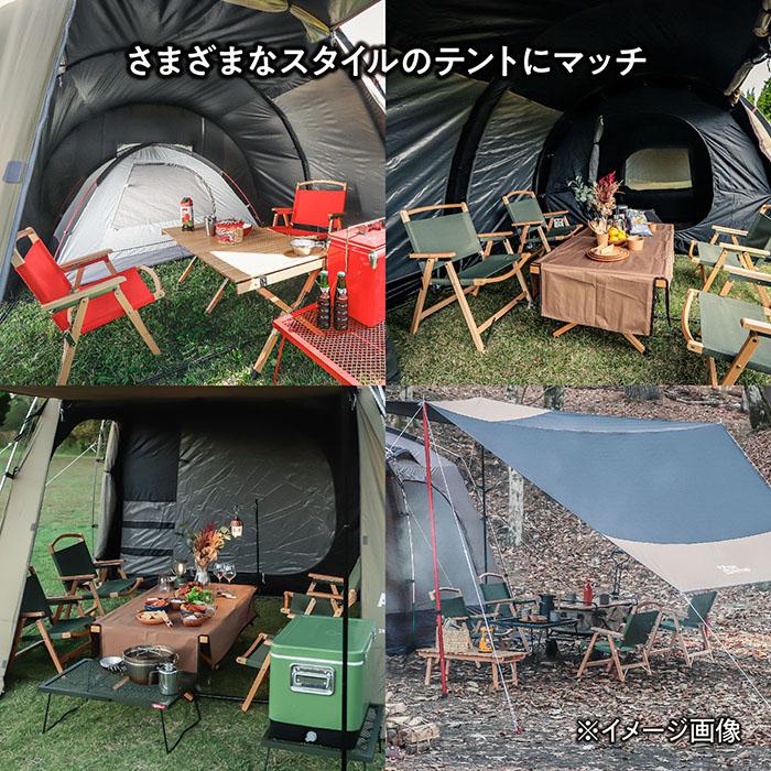 【送料無料】TENT FACTORY テントファクトリー ZELデッキチェア(LOWロー) アウトドア キャンプ レジャー バーベキュー TFZELDNの画像