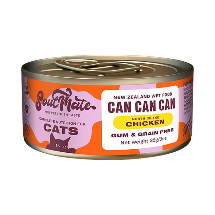 SoulMate ソウルメイト]CAT 缶 チキン 85g x1個(キャットフード 猫用