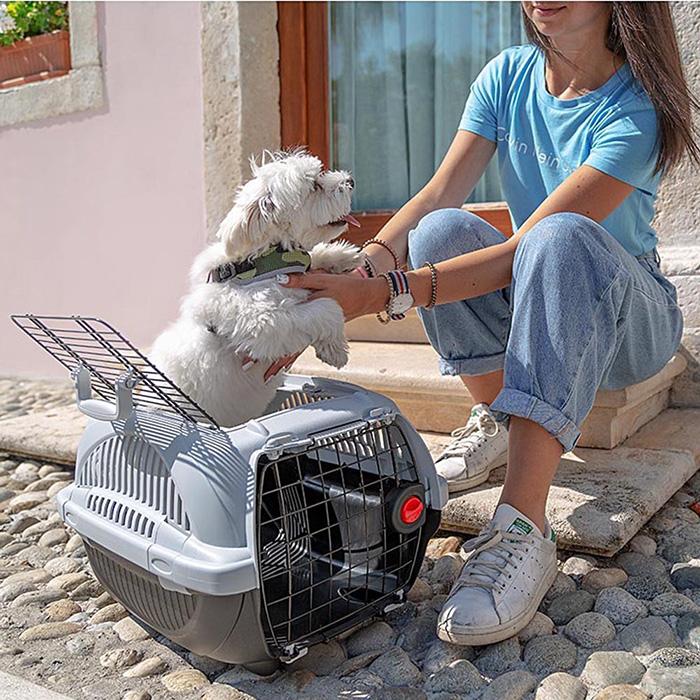 イタリアferplast社製 アトラスDX 10 オープン キャリー※色指定不可 Atlas 犬 猫 小動物 ペット用 通院 外出 おでかけ 旅行(ペット用品)_2