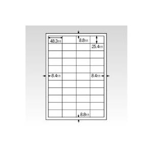 レーザープリンタラベル [28368] 100枚 レーザープリンタ用44面