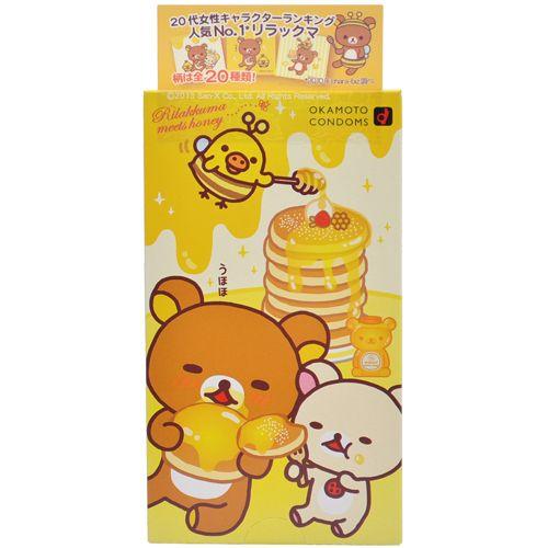 リラックマコンドーム あったかゼリー10コ入 [オカモト-CF