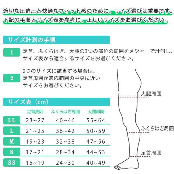 ALCARE アンシルク3 医療用 ハイソックスつま先なし 一般医療