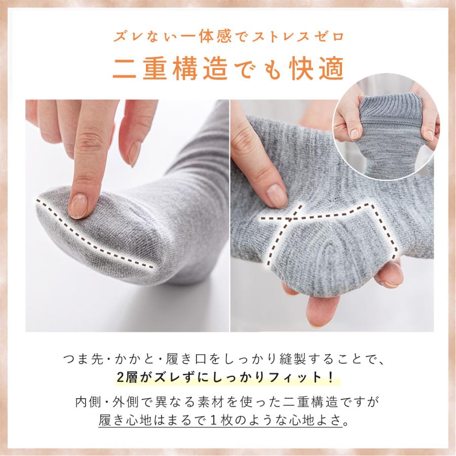 お取り寄せ商品 ニットソックス9足 太陽ニット 厚手 元祖 かかとツルツル 靴下（二重） ウール混二重