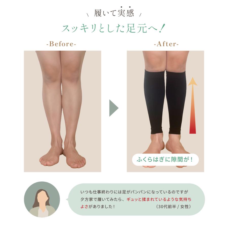 ふくらはぎサポーター 着圧サポーター コットン 着圧 むくみ防止 美脚