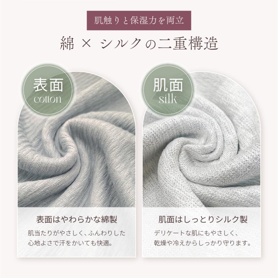 至福のシルク 腹巻 ゆったり 締め付けない フィット シルク 絹 綿