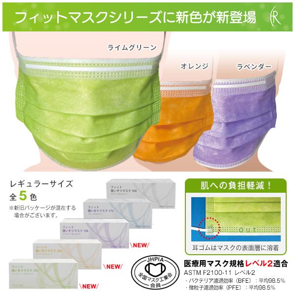 ファーストレイト フィット 使いきりマスク外ゴムタイプ50枚入 防災