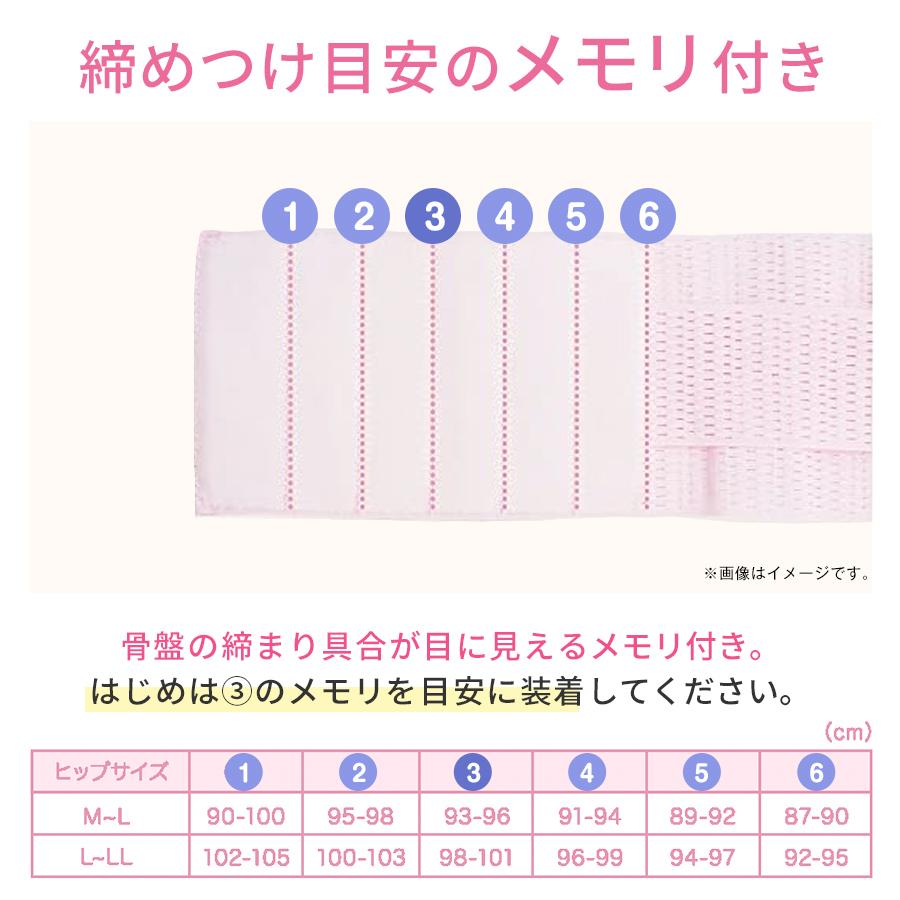 骨盤ベルト 産後用M〜LL ピルビス・ホールド 大きいサイズ サポート