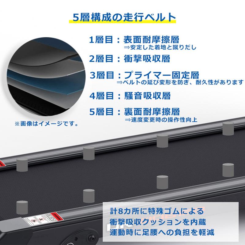 【新商品】 ルームランナー 家庭用 静か 電動 16km 折りたたみ 油圧シリンダー式 手動傾斜3段階 連続使用90分 ランニングマシーン DK-1142｜kenko-training｜11