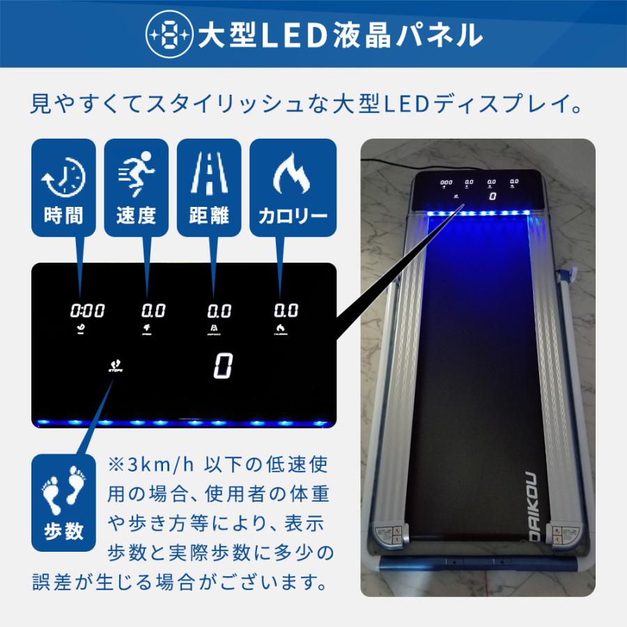 DAIKOU ルームランナー 家庭用 静か 電動 0.5〜8km 折りたたみ DAIKOU ルームランナー 家庭用 静か 電動 0.5〜8km 折りたたみ