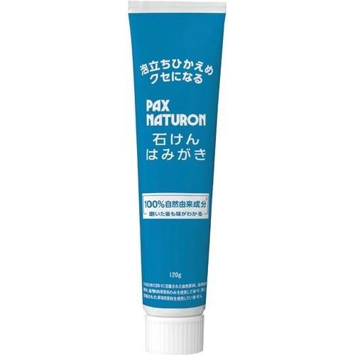 【あわせ買い2999円以上で送料無料】太陽油脂 パックスナチュロン 石けん はみがき 120g｜kenkoo-life