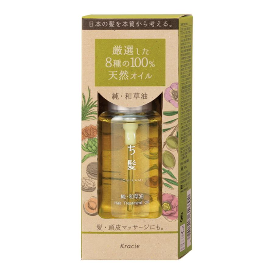 【あわせ買い2999円以上で送料無料】クラシエ いち髪 純・和草油 60ml｜kenkoo-life