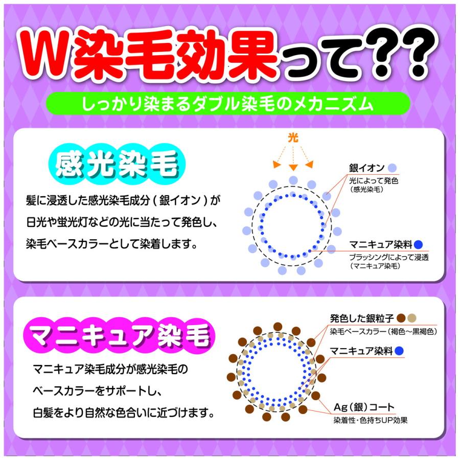 【あわせ買い2999円以上で送料無料】加美乃素 カミクローネ 自然な黒褐色 内容量:80ml 髪にやさし酸性タイプ 男女共用 ダークブラウン｜kenkoo-life｜03