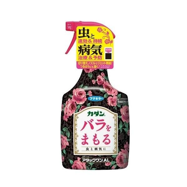 【あわせ買い2999円以上で送料無料】フマキラー カダン アタックワン AL バラ用 1000ml 本体(ガーデニング 園芸 虫除け忌避剤)｜kenkoo-life