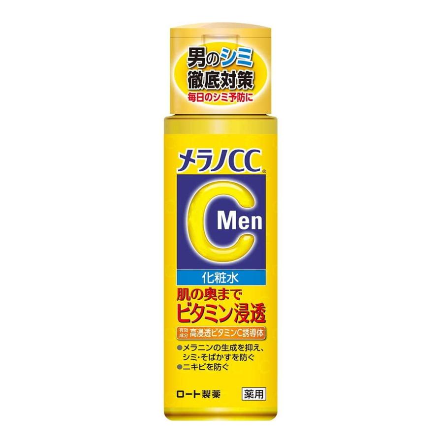 【送料無料】 ロート製薬 メラノCC Men 薬用 しみ対策 美白 化粧水 170ml 1個｜kenkoo-life